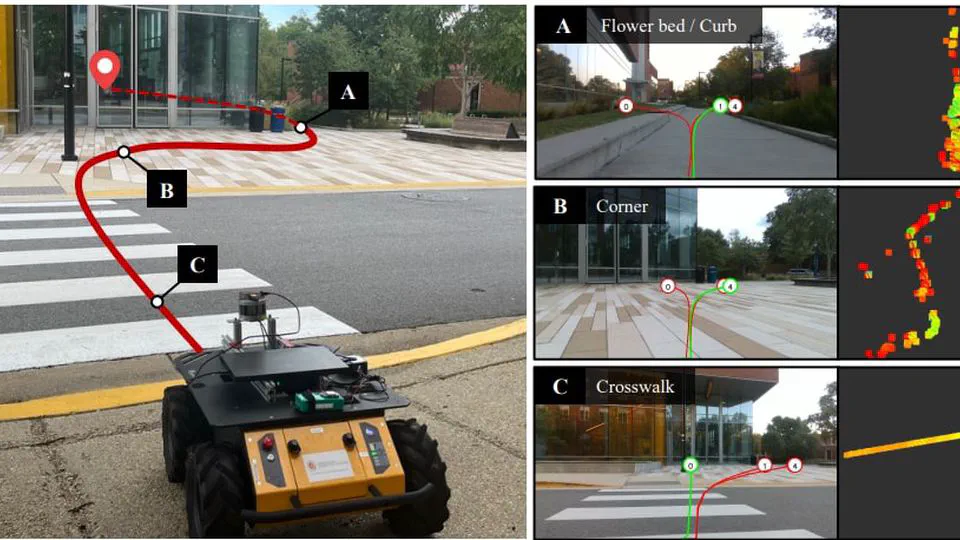 VL-TGS: Trajectory Generation and Selection using Vision Language Models in Mapless Outdoor Environments