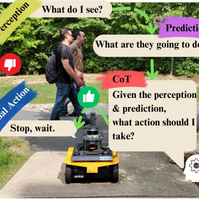 Social-LLaVA: Enhancing Robot Navigation through Human-Language Reasoning in Social Spaces